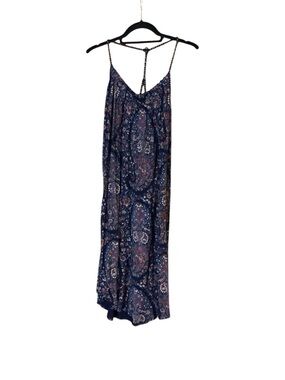 Boho Paisley T-Back Midi Dress